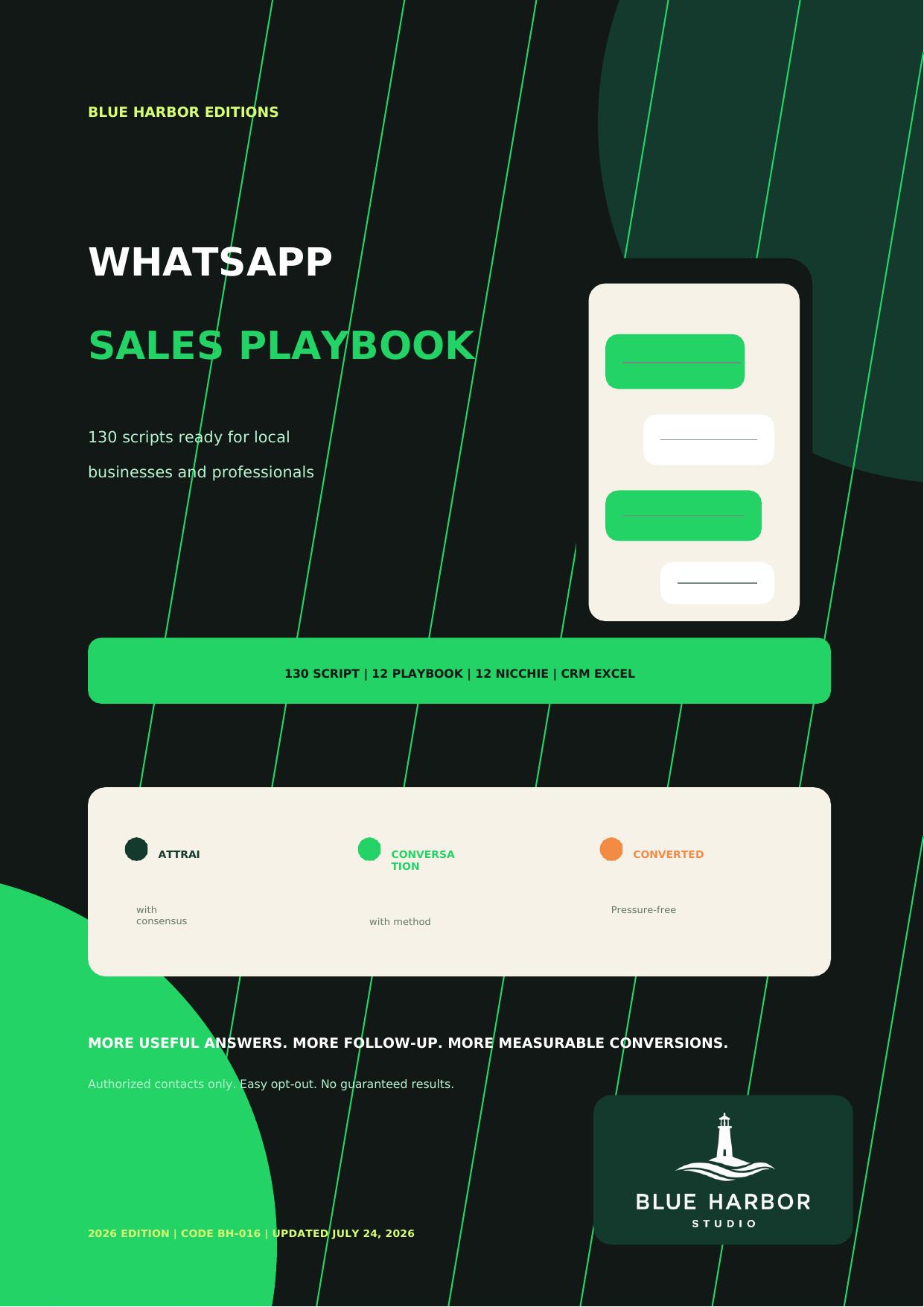 WhatsApp Sales Playbook cover